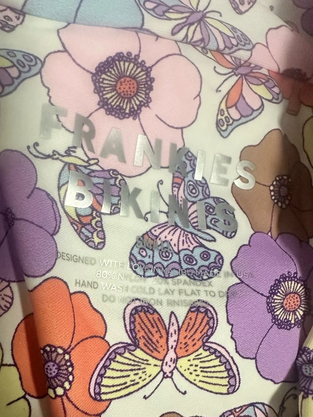 Frankie's Bikinis Mariposa Floral Butterfly Swimwear Set